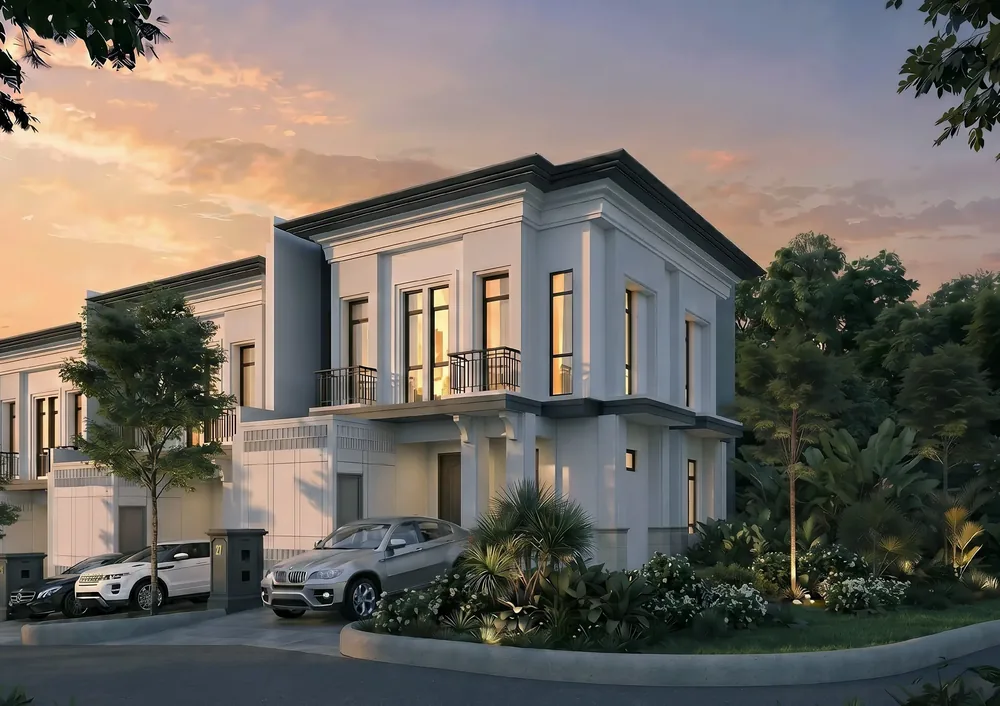 Fasad hoek GREEN Sherwood 8x18 klasik horizontal The Sherwood Residence